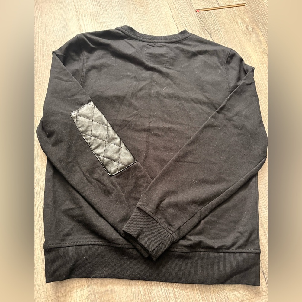 Akademiks black crew neck sweater with zipper - Picture 4 of 5
